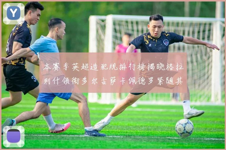 本赛季英超造犯规排行榜揭晓格拉利什领衔多尔古萨卡佩德罗紧随其后